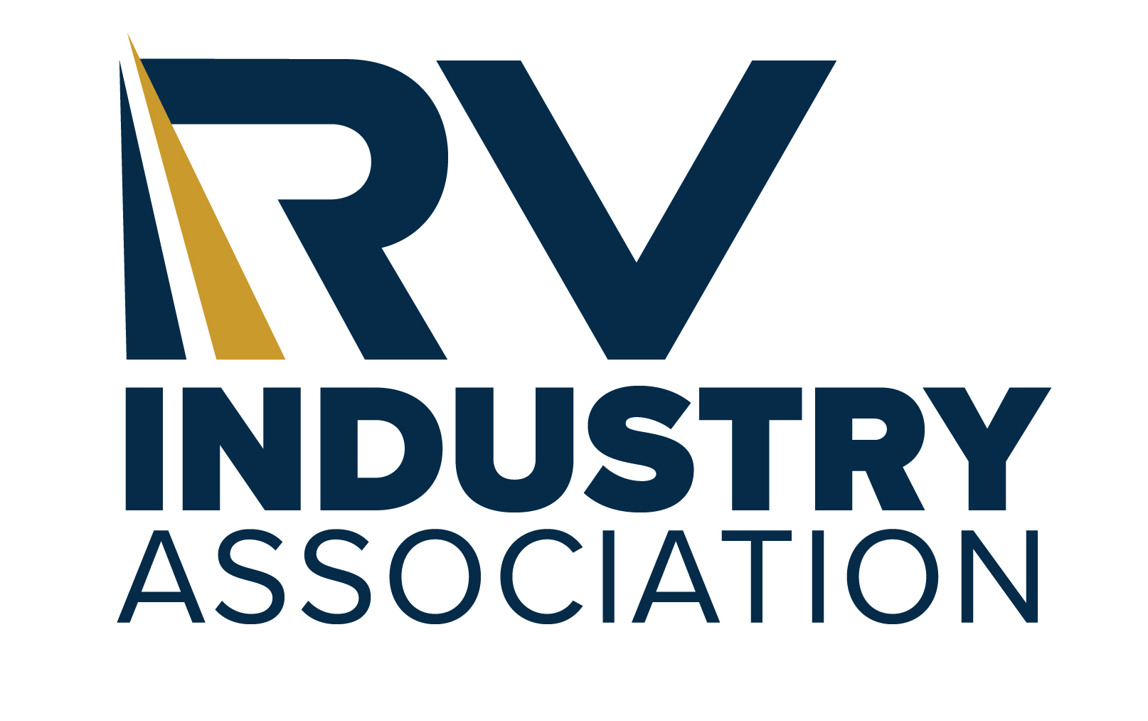 A logo of rv industry association